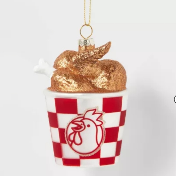 COPY - Glass Fried Chicken Christmas Tree Ornament - Wondershop™ - Picture 3 of 4